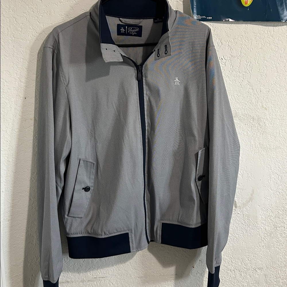 Original Penguin Gray and Navy Jacket